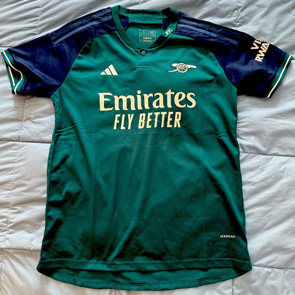 Arsenal 23/24 Third Jersey, Large, New